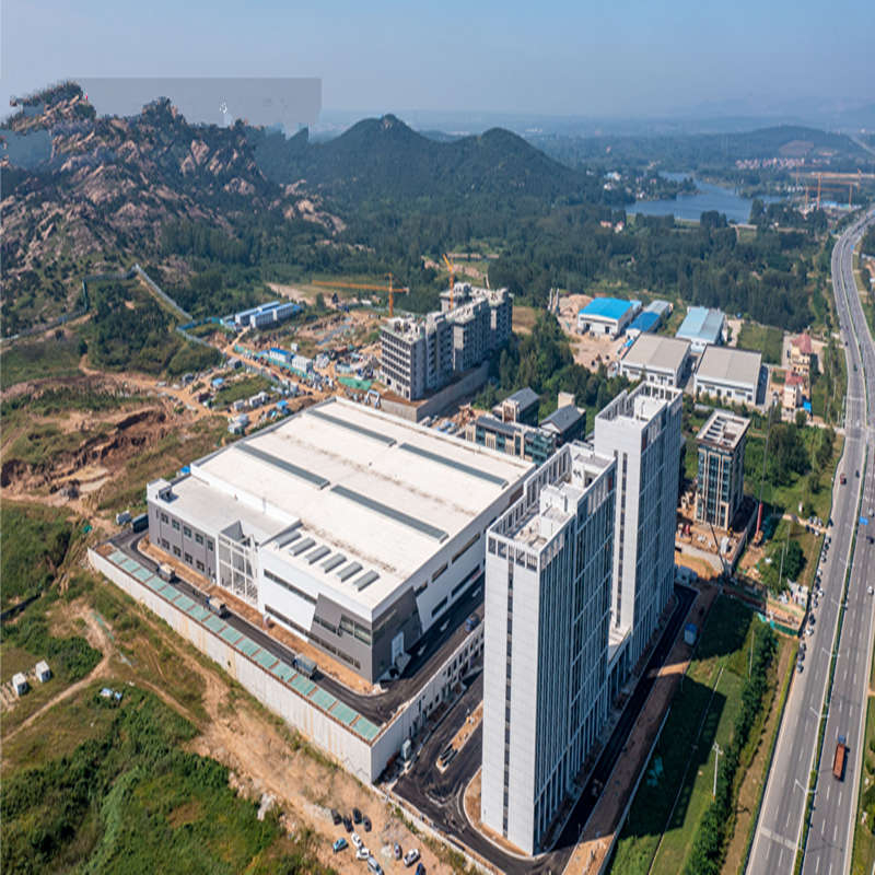 Construção de armazém de estrutura de aço sólida e bonita