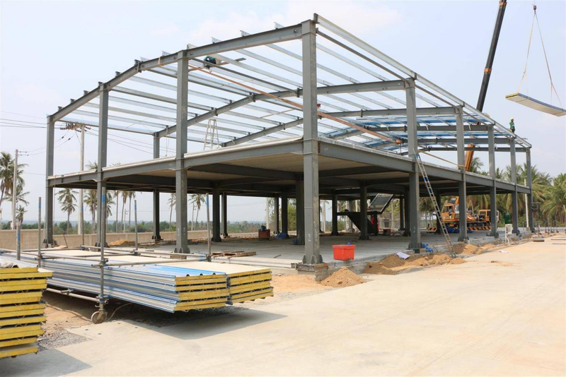 Construction Aço Structure Warehouse for Medical Instruments Building