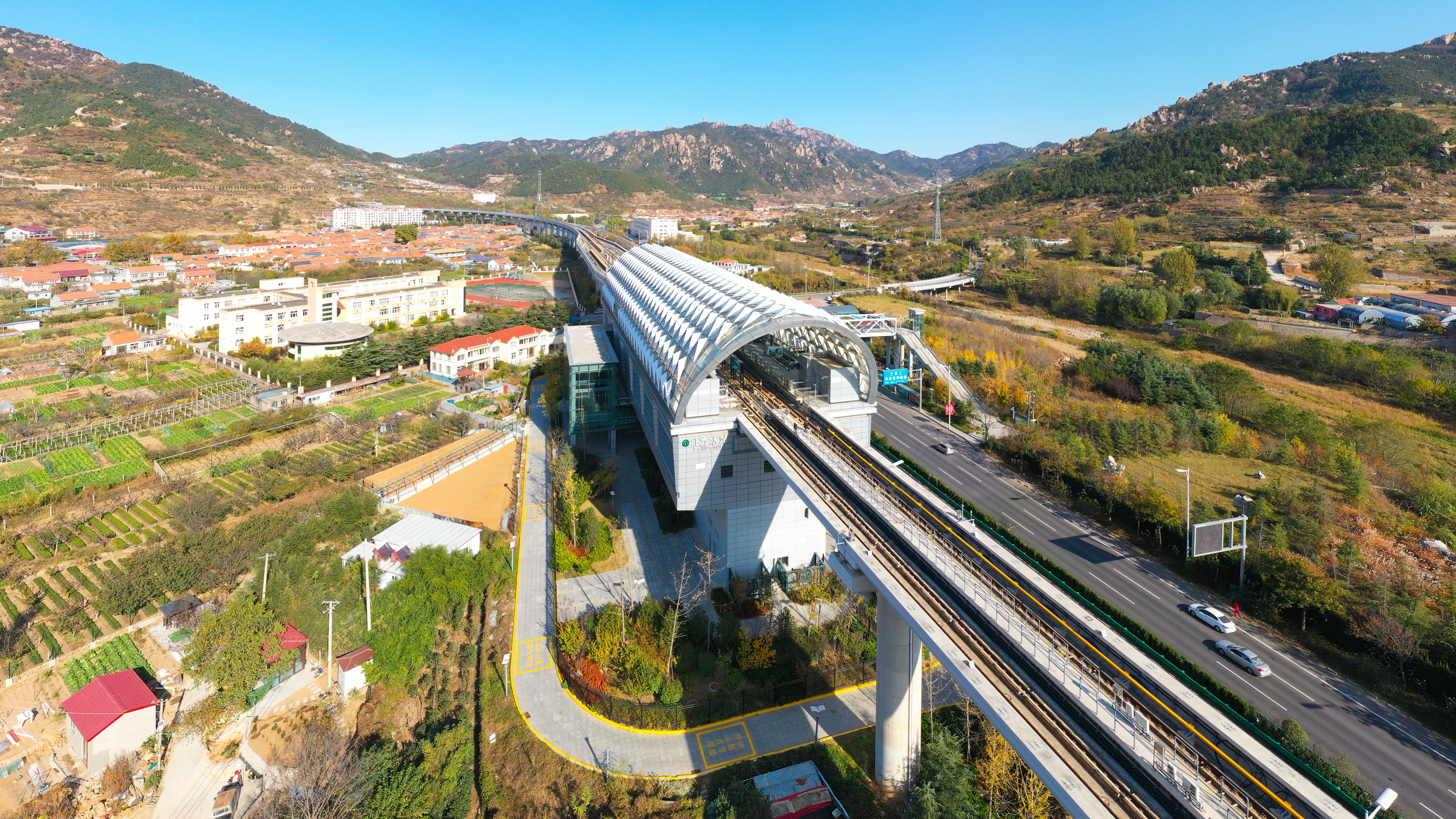 Produção de aço multifuncional pré -fabricada edifício Qingdao Metro