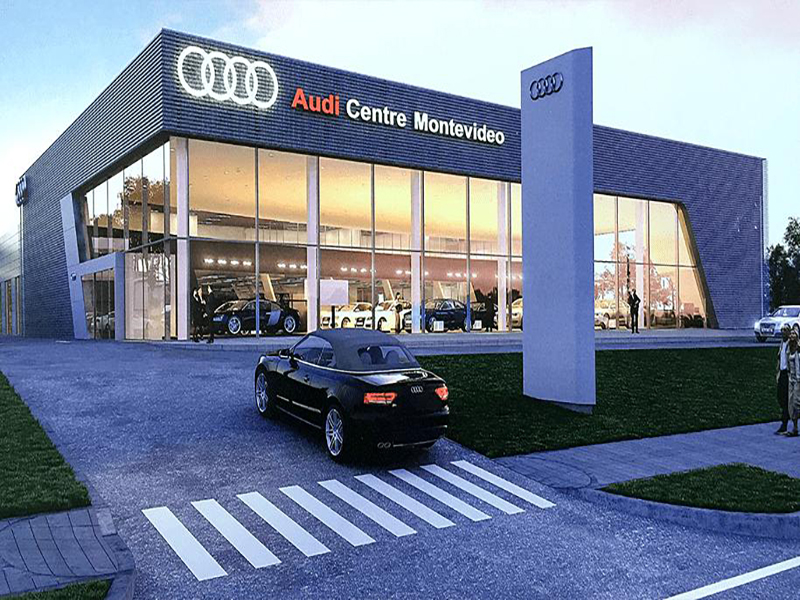 Multifuncional Building Audi Showroom Exhibition Hall no Uruguai